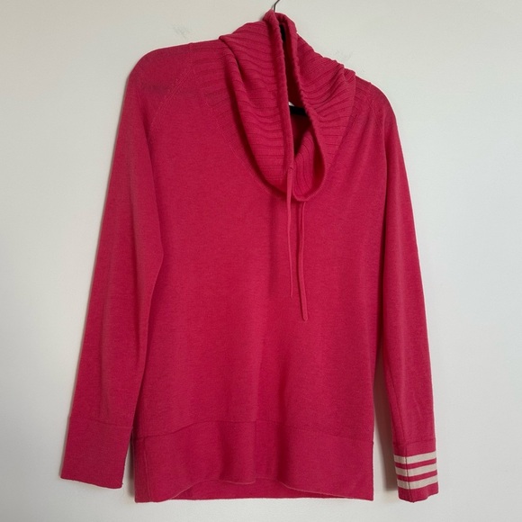 Y-3 Yohji Yamamoto Adidas Merino Wool Hot Pink Pullover Sweater Size Medium - Picture 1 of 9